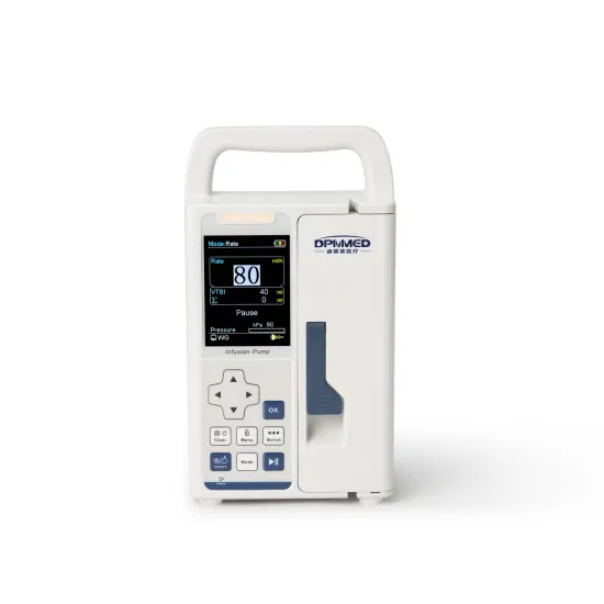 Fabricante de bomba de infusão intravenosa médica Dpmmed Micro Bomba de infusão intravenosa volumétrica automática